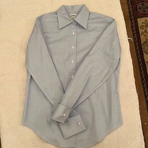 Brooks Brothers woman’s collared shirt light blue